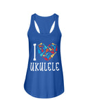 I Love Ukulele Limited Classic T-Shirt - Ladies Flowy Tank - Ladies Tee