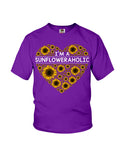I'm A Sunfloweraholic Limited Classic T-Shirt - Ladies Flowy Tank - Youth Tee