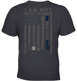 I Am Not Not Most Women Navy Mom T-Shirt - Ladies Tee - Youth Tee