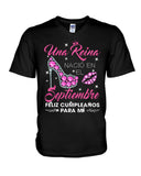 Una Reina Septiembre T-Shirt - Ladies Tee - Guys V-Neck