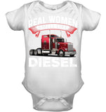 Real Woman Smell Like Diesel T-Shirt - Baby Onesie - Youth Tee