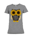 Sunflower Owl Limited Classic T-Shirt - Ladies Tee - Hoodie