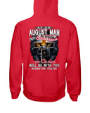 August Man Be Strong And Courageous Limited Classic T-Shirt - Hoodie - Guys V-Neck