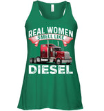 Real Woman Smell Like Diesel T-Shirt - Mug - Ladies Flowy Tank