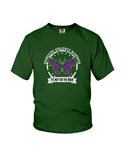 Domestic Violence Warrior Butterfly Tote Bag - Youth Tee - Ladies Tee