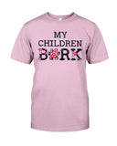 Dog Footprint- My Children Bark Limited Classic T-Shirt - Guys Tee - Sweatshirt