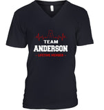 Team Anderson Lifetime Member T-Shirt - Ladies Flowy Tank - Guys V-Neck