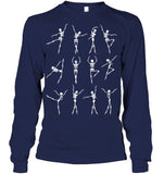 Ballet Skeleton Limited Classic T- Shirt - Youth Tee - Unisex Long Sleeve