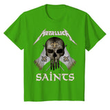 New Orleans Saints - Metallica T-Shirt - Youth Tee - Ladies V-Neck