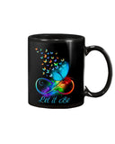 Let It Be Coloful Butterfly Limited Classic T-Shirt - Guys V-Neck - Mug