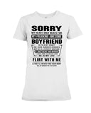 My Freaking Awesome Boyfriend T-Shirt - Ladies Flowy Tank - Ladies Tee