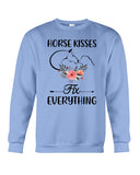 Horse Kisses Fix Everything - Guys Tee - Sweatshirt