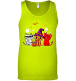 Halloween Cute Cats T-Shirt - Unisex Tank Top - Ladies Flowy Tank