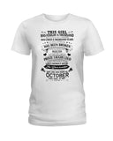 This Girl Was Born In October Limited Classic T-Shirt - Hoodie - Ladies Tee