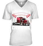 Real Woman Smell Like Diesel T-Shirt - Guys V-Neck - Ladies V-Neck