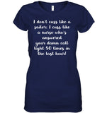 I Cuss Like A Nurse Limited Classic T-Shirt - Youth Tee - Ladies V-Neck