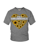 I'm A Sunfloweraholic Limited Classic T-Shirt - Ladies Flowy Tank - Youth Tee