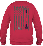 I Am Not Not Most Women Navy Mom T-Shirt - Unisex Long Sleeve - Sweatshirt