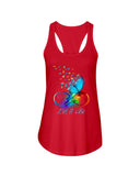 Let It Be Coloful Butterfly Limited Classic T-Shirt - Ladies Flowy Tank - Youth Tee