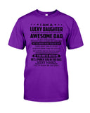 Lucky Daughter Of A March Awesome Dad Limited Classic T-Shirt - Guys Tee - Sweatshirt