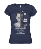 Just Cause You Can See Him Monochrome Picture  Limited Classic T-Shirt - Ladies V-Neck