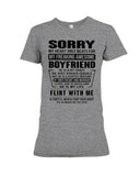 My Freaking Awesome Boyfriend T-Shirt - Ladies Flowy Tank - Ladies Tee