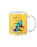 Let It Be Coloful Butterfly Limited Classic T-Shirt - Guys V-Neck - Mug