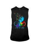 Let It Be Coloful Butterfly Limited Classic T-Shirt - Guys Tee - Unisex Long Sleeve