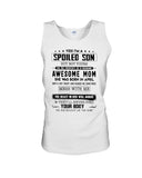 Spoiled Son Was Born In April T-Shirt - Sweatshirt - Unisex Tank Top