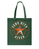 Zero Hits Given Tote Bag - Guys Tee - Basketweave Tote Bag