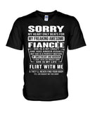 My Freaking Awesome Fiancee T-Shirt - Hoodie - Guys V-Neck
