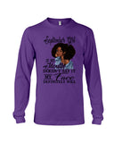 September Girl If My Mouth Doesn't Say It My Face Definitely Will Classic T-Shirt - Guys V-Neck - Unisex Long Sleeve