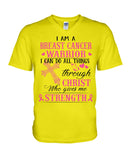 I Am A Breast Cancer Warrior I Can Do All Things Limited Classic T- Shirt - Hoodie - Guys V-Neck