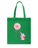 A Pink Elephant Beside Pink Flower  Limited Classic T-Shirt - Guys V-Neck - Basketweave Tote Bag