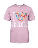 I Love Ukulele Limited Classic T-Shirt - Guys Tee - Unisex Long Sleeve