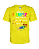 I Am A Nurse Tote Bag - Hoodie - Guys V-Neck