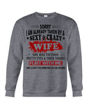 Sexy And Grazy Wife T-Shirt - Sweatshirt - Hoodie