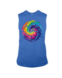 Tie Dye Volleyball T-Shirt - Guys Tee - Unisex Long Sleeve