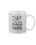 October Girl Have Tatoos Pretty Eyes Limited Classic T-Shirt - Basketweave Tote Bag - Mug