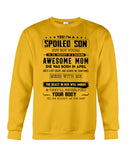 Spoiled Son Was Born In April T-Shirt - Sweatshirt - Unisex Tank Top