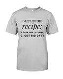 Lutefisk Recipe T-Shirt - Guys Tee - Sweatshirt