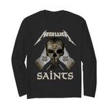 New Orleans Saints - Metallica T-Shirt - Hoodie - Unisex Long Sleeve