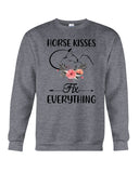 Horse Kisses Fix Everything - Guys Tee - Sweatshirt