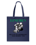 Football - Linemen Limited Classic T-Shirt - Guys V-Neck - Basketweave Tote Bag