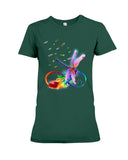 Dragonfly Angles From Heaven - Ladies Tee - Hoodie