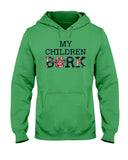 Dog Footprint- My Children Bark Limited Classic T-Shirt - Hoodie - Guys V-Neck