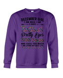 December Girl Have Tattos And Pretty Eyes Tote Bag - Sweatshirt - Ladies Flowy Tank