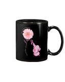 A Pink Elephant Beside Pink Flower  Limited Classic T-Shirt - Mug