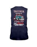 Trucker Fighting The Forces Of Stupid Everyday Limited Classic T-Shirt - Guys Tee - Unisex Long Sleeve