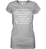 I Cuss Like A Nurse Limited Classic T-Shirt - Youth Tee - Ladies V-Neck